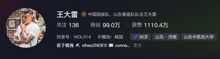  事出突然？泰山賽前幾小時亞冠退賽，王大雷社媒IP還顯示在韓國