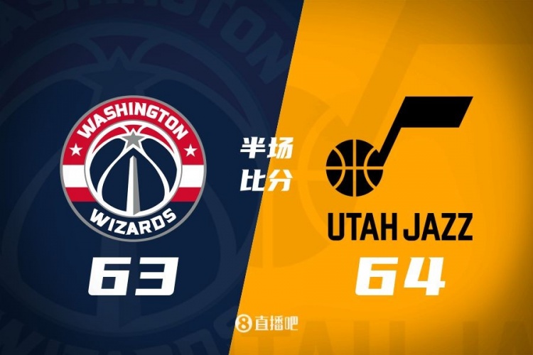  狀元之爭(zhēng)！半場(chǎng)戰(zhàn)報(bào)：奇才63-64落后爵士 薩爾20分&塞克斯頓16分